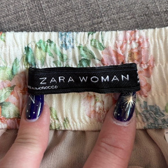 Zara Floral Ruffled Mini Skirt - Picture 13 of 14